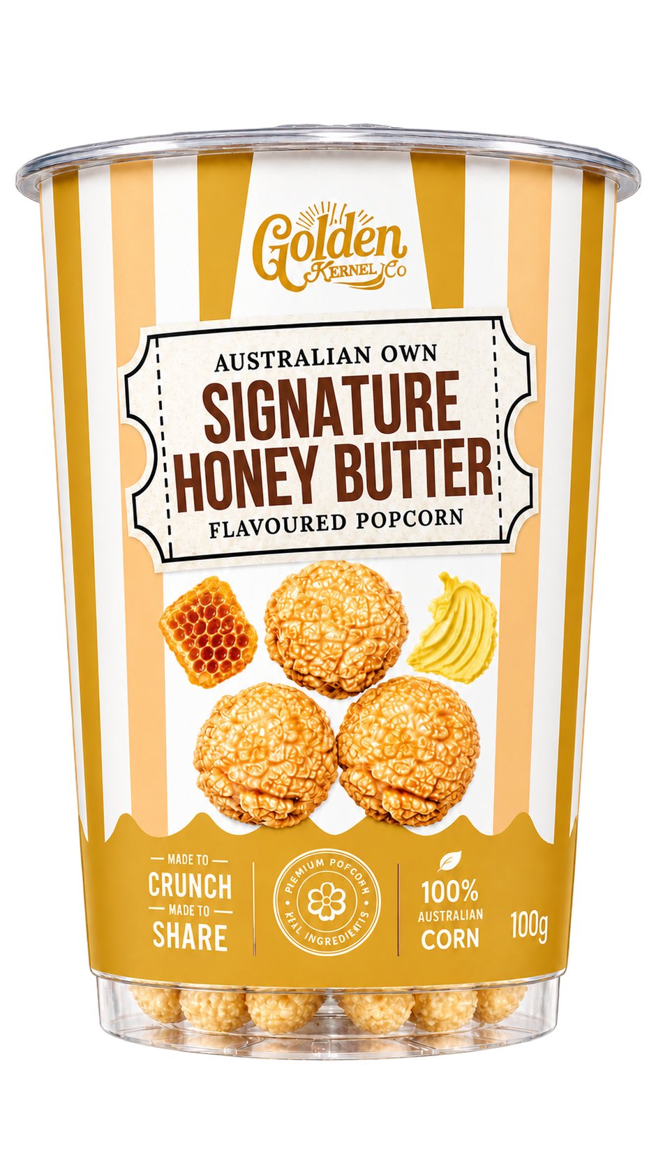 Golden Kernel Co 100g snack cups
