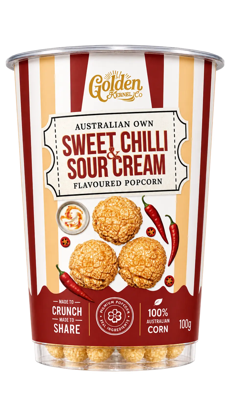 Sweet Chilli & Sour Cream Popcorn cup
